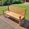 Stanton Hardwood Park Bench - 3 Seater