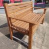 Stanton Hardwood Iroko Bench - 2 Seater